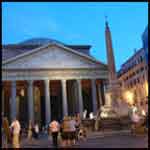 Rome Pantheon night